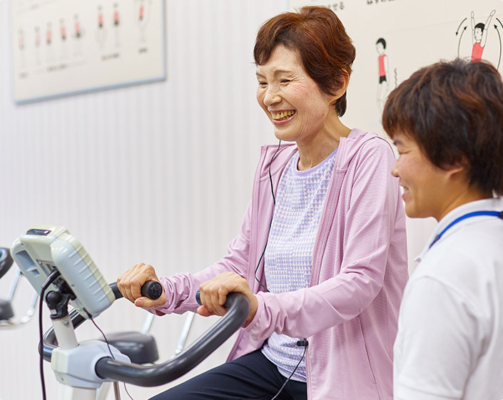 専任のトレーナーによる健康維持